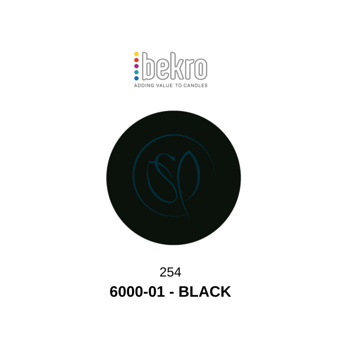 Bekro 6000-01 Black Candle Dye