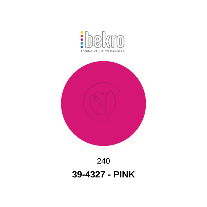 Bekro 39-4327 Pink Candle Dye 