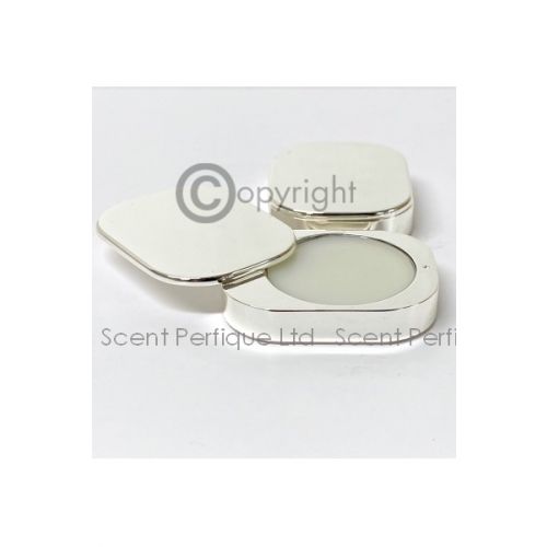 SOLID PERFUME/COLOGNE COMPACT SILVER