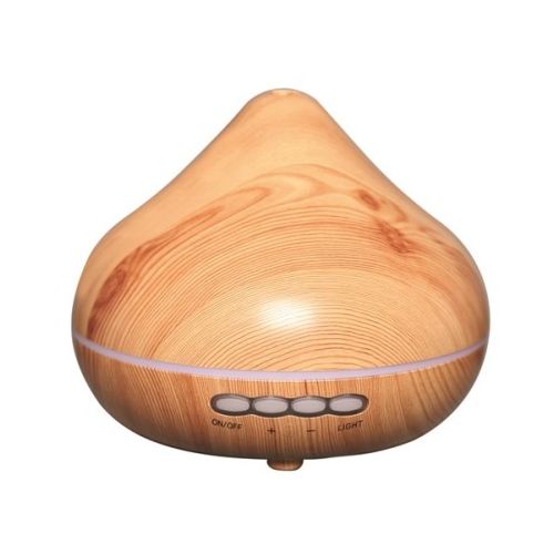 LED Ultrasonic Diffuser - Wood Effect Dome