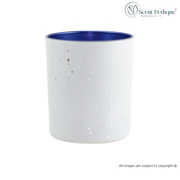Snowflake Candle Glass 30cl 