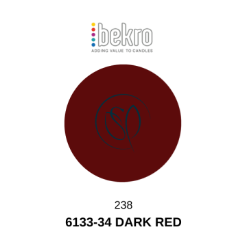 Bekro 6133-34 Dark Red Candle Dye