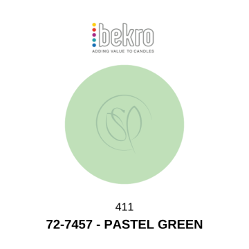 Bekro 72-7457 Pastel Green Candle Dye