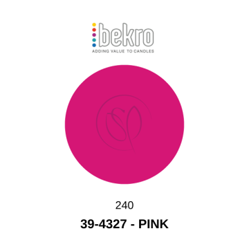 Bekro 39-4327 Pink Candle Dye 10g