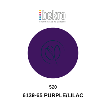 Bekro 6139-65 Purple/Lilac Candle Dye 10g