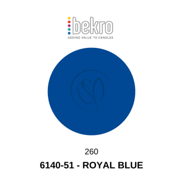 Bekro 6140-51 Royal Blue Candle Dye 10g
