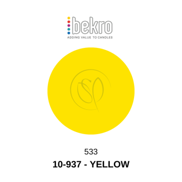 Bekro 10-937 Yellow Candle Dye