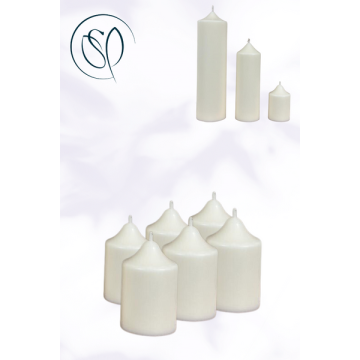 Scented Votive Candles - Opaque White - Qty 6