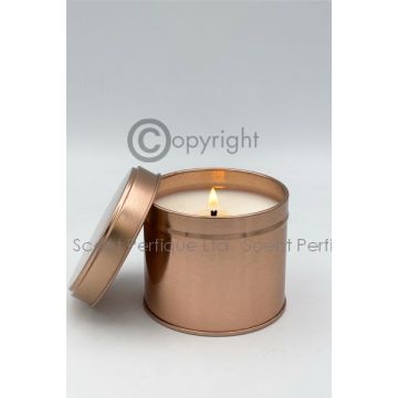 ROSE GOLD SCENTED CANDLE TINS 8OZ