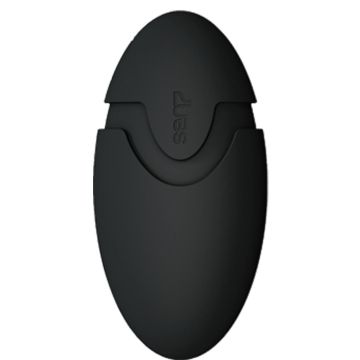 Sen7 Classic Luxury Black Rubber Soft Touch Easyfill Atomiser