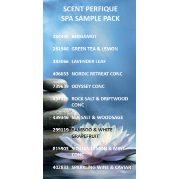 Spa Fragrance Sample Pack