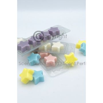 SCENTED STAR SHAPE 4 CAVITY WAX MELT PACK 10 - NEW BIOPET